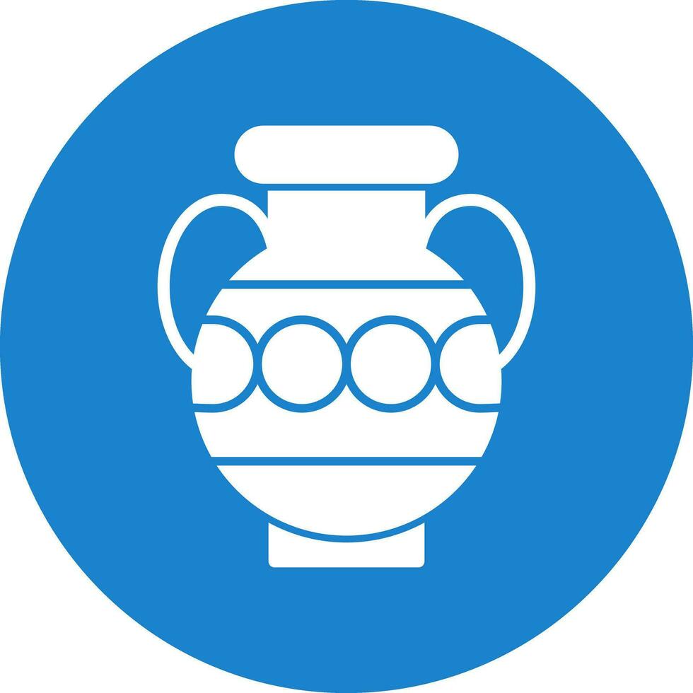 Amphora Vector Icon Design