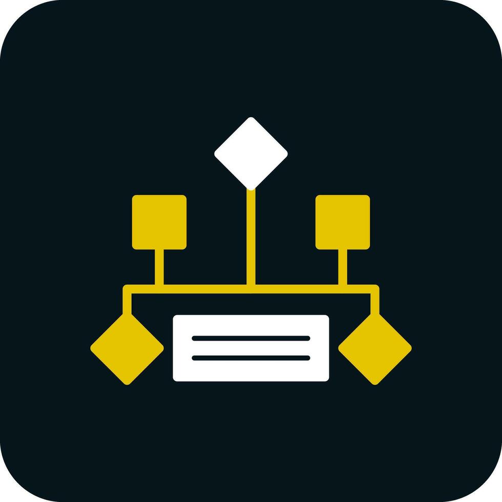 Hierarchical structure Vector Icon Design