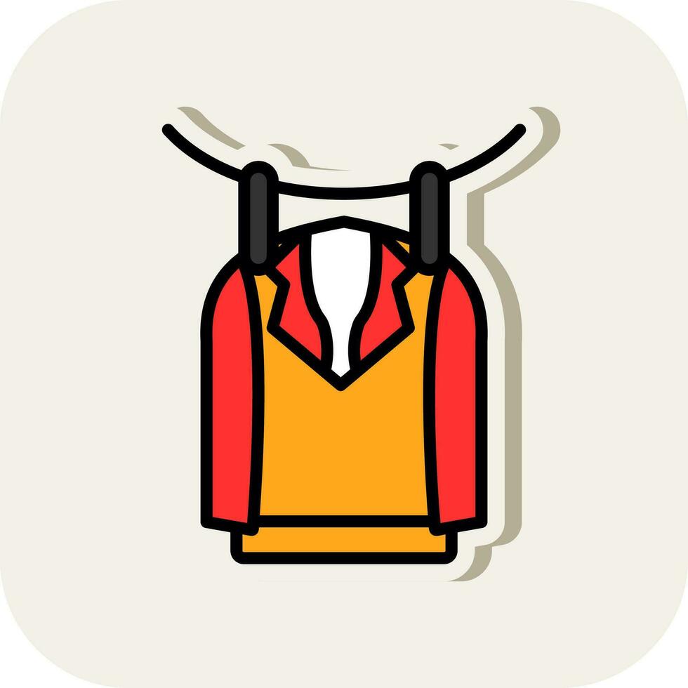 diseño de icono de vector de ropa limpia