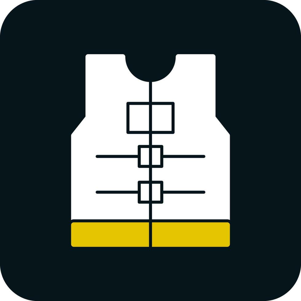 Life jacket Vector Icon Design