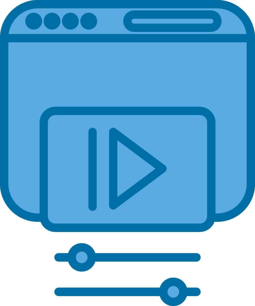 Video web Vector Icon Design