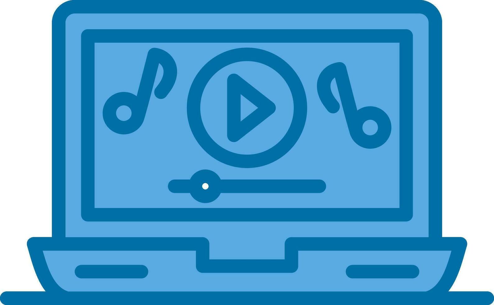 Music video Vector Icon Design