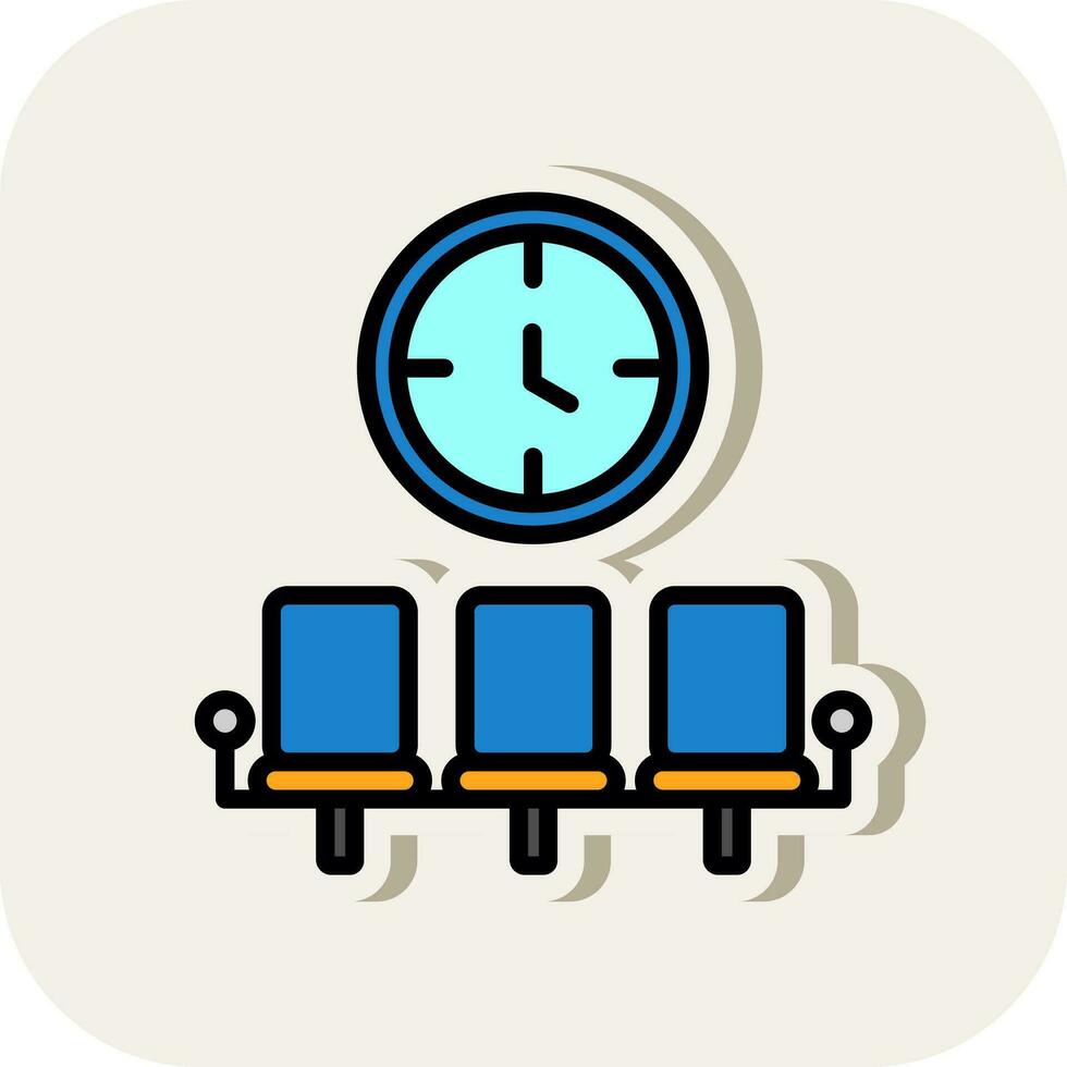 Waiting room Vector Icon Design