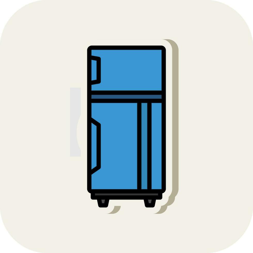 Fridge Vector Icon Design