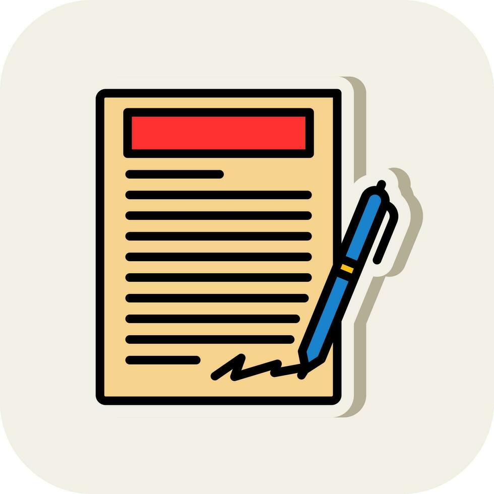 Agreement Vector Icon Design