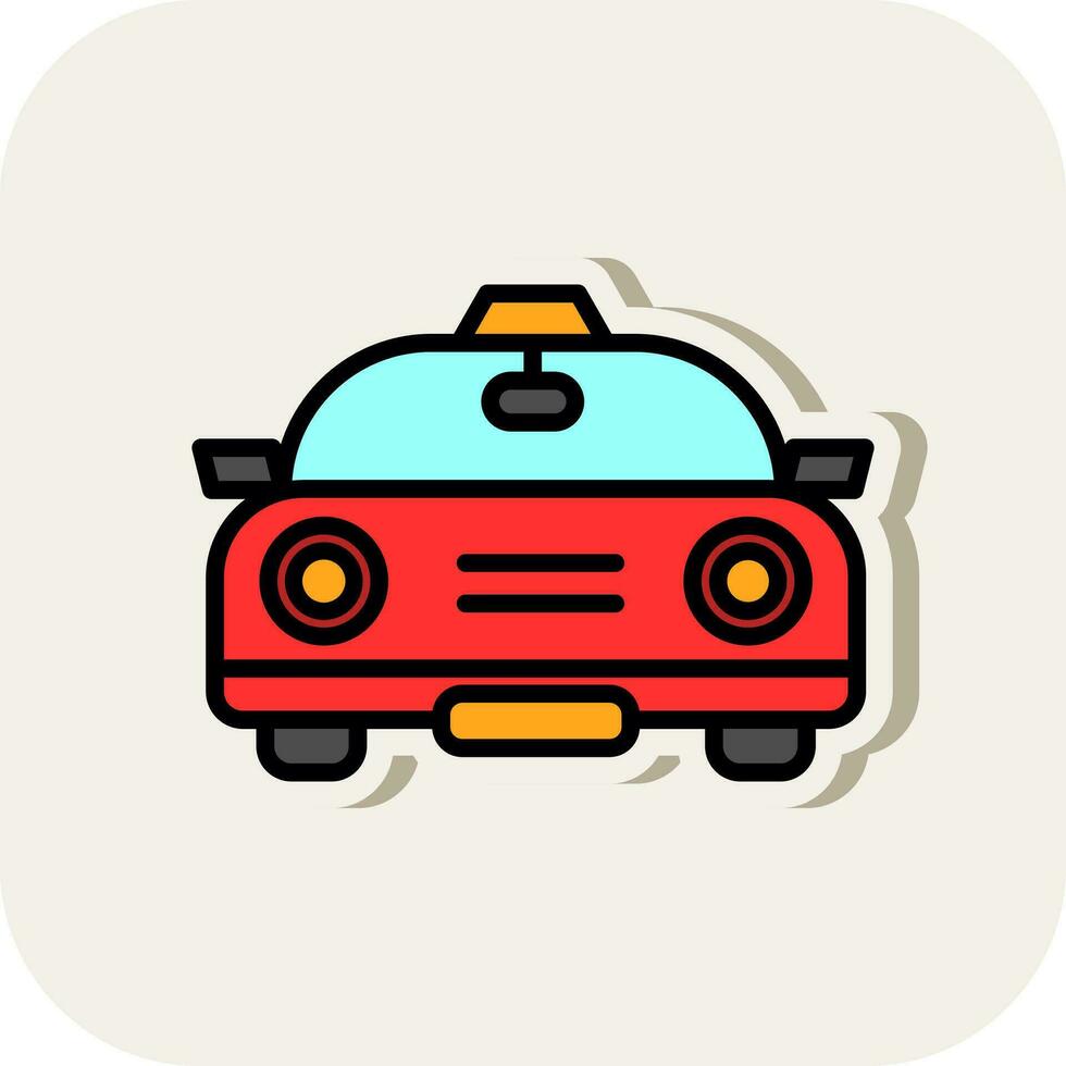 Taxi Vector Icon Design