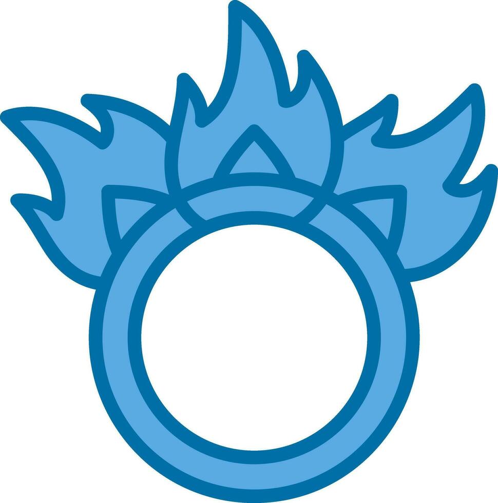 Ring of fire Vector Icon Design