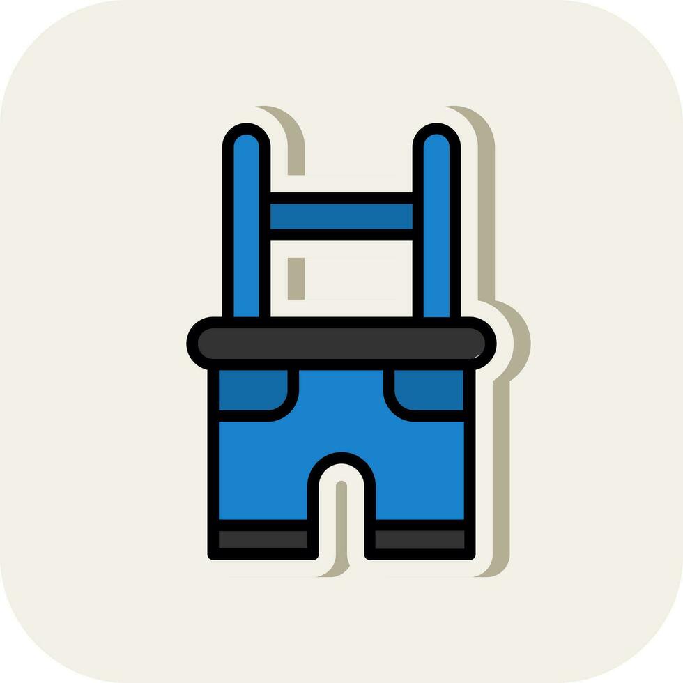 Lederhosen Vector Icon Design