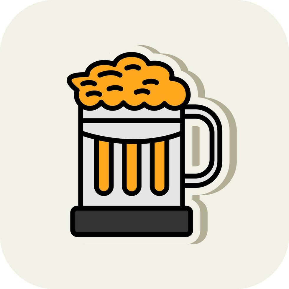 cerveza jarra vector icono diseño