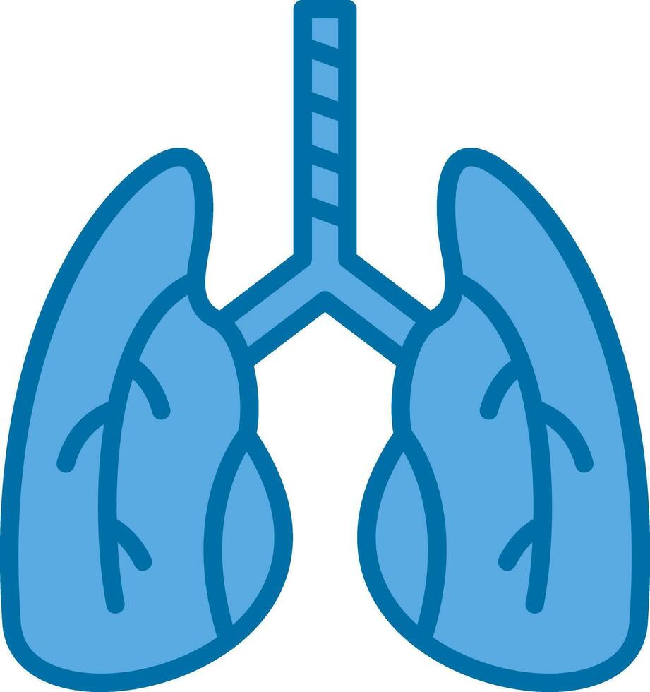 diseño de icono de vector de pulmones