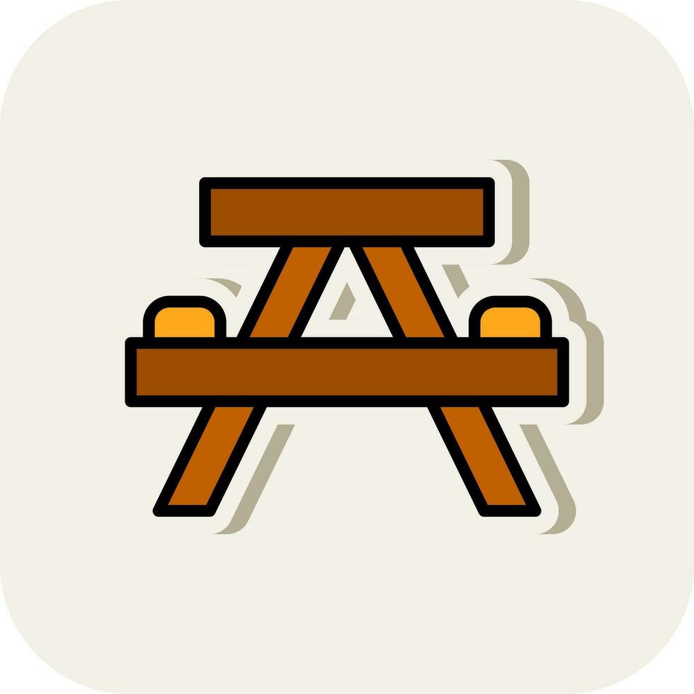 Bench Vector Icon Design