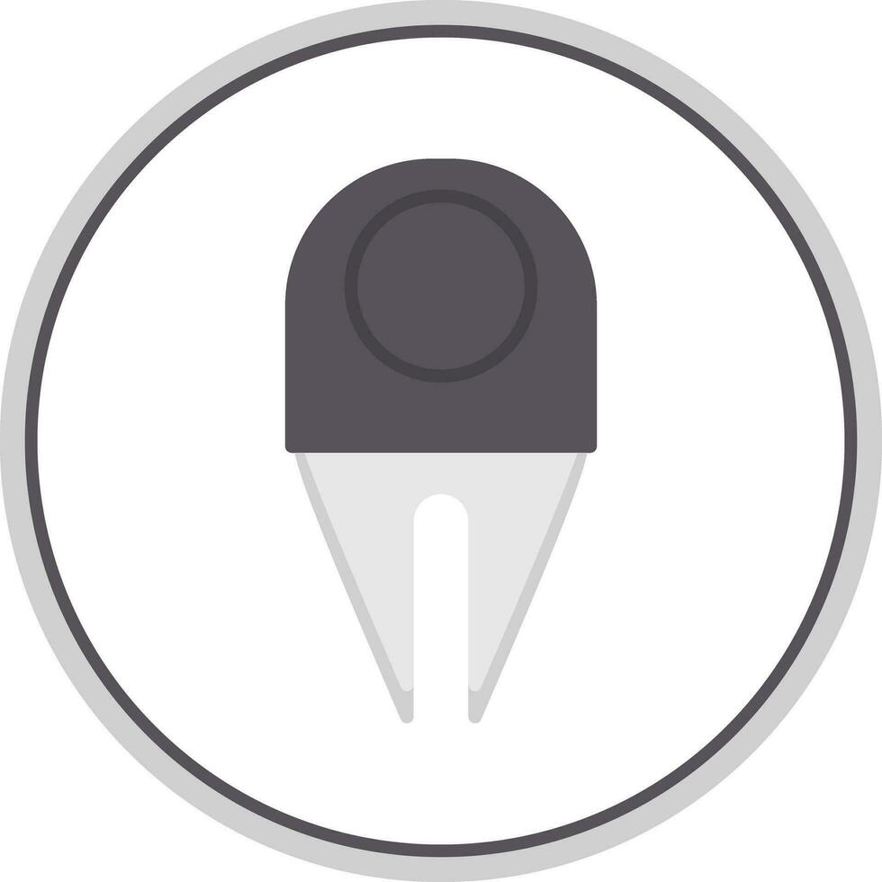 Divot Vector Icon Design