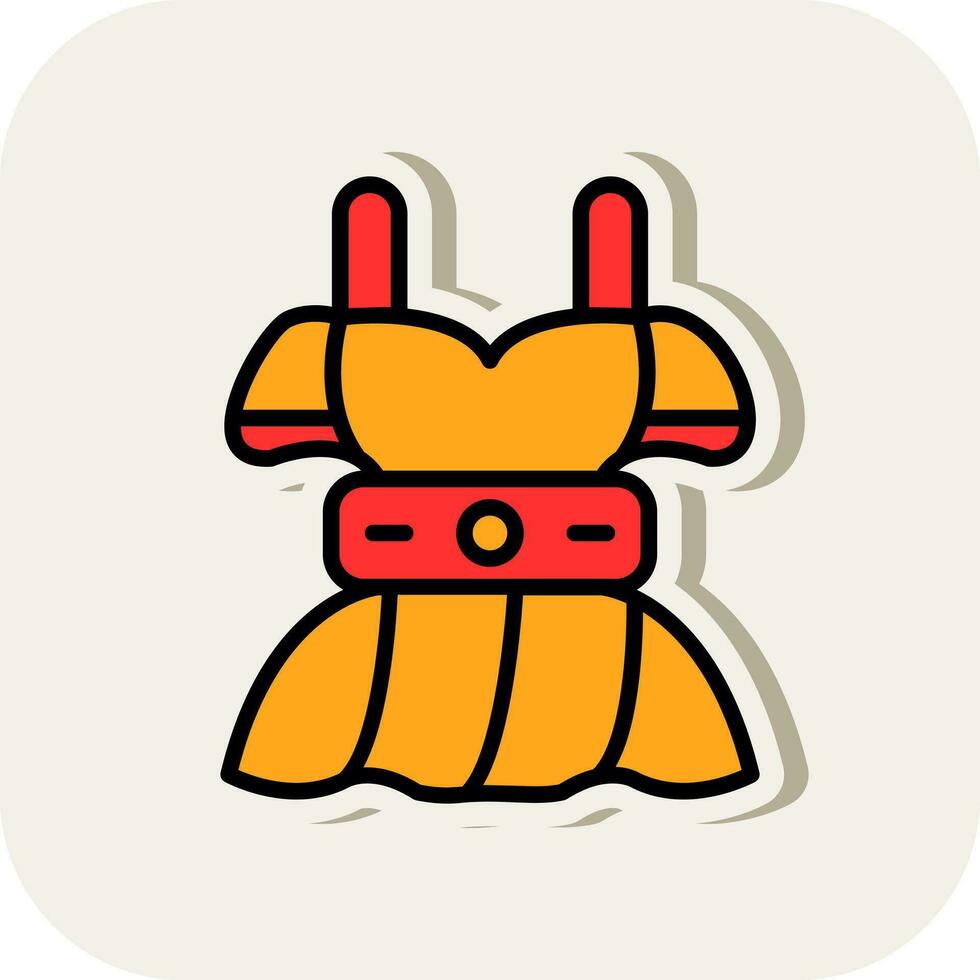 Dress Vector Icon Design