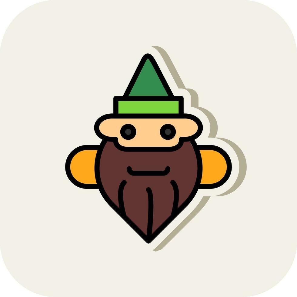 Gnome Vector Icon Design