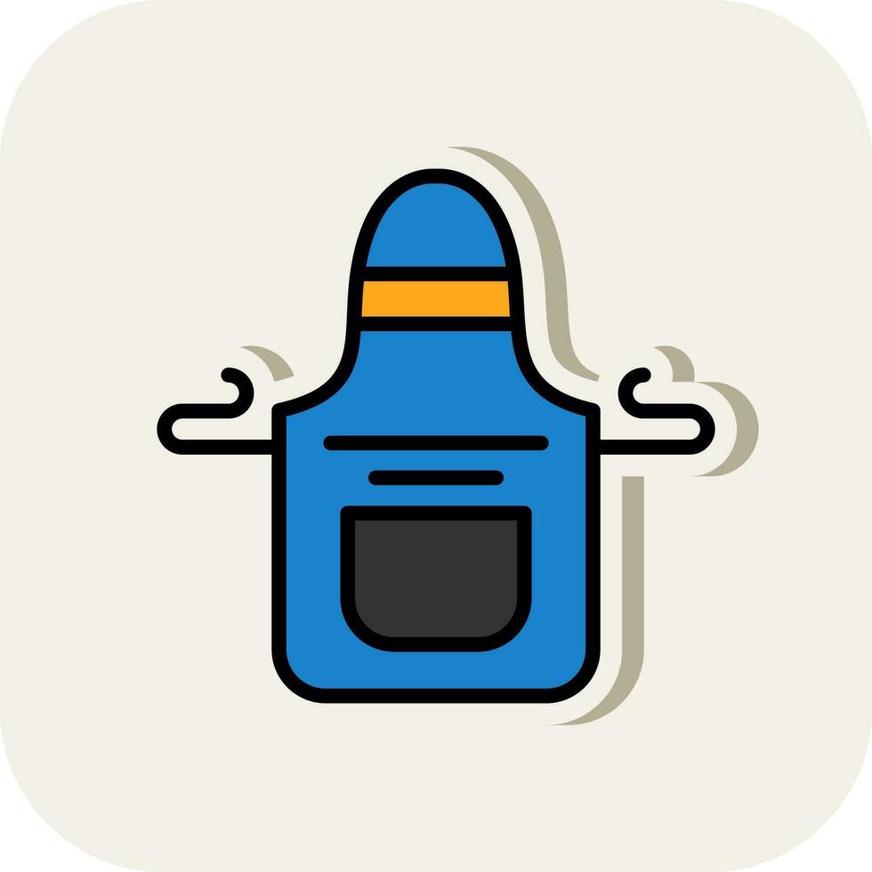 Apron Vector Icon Design