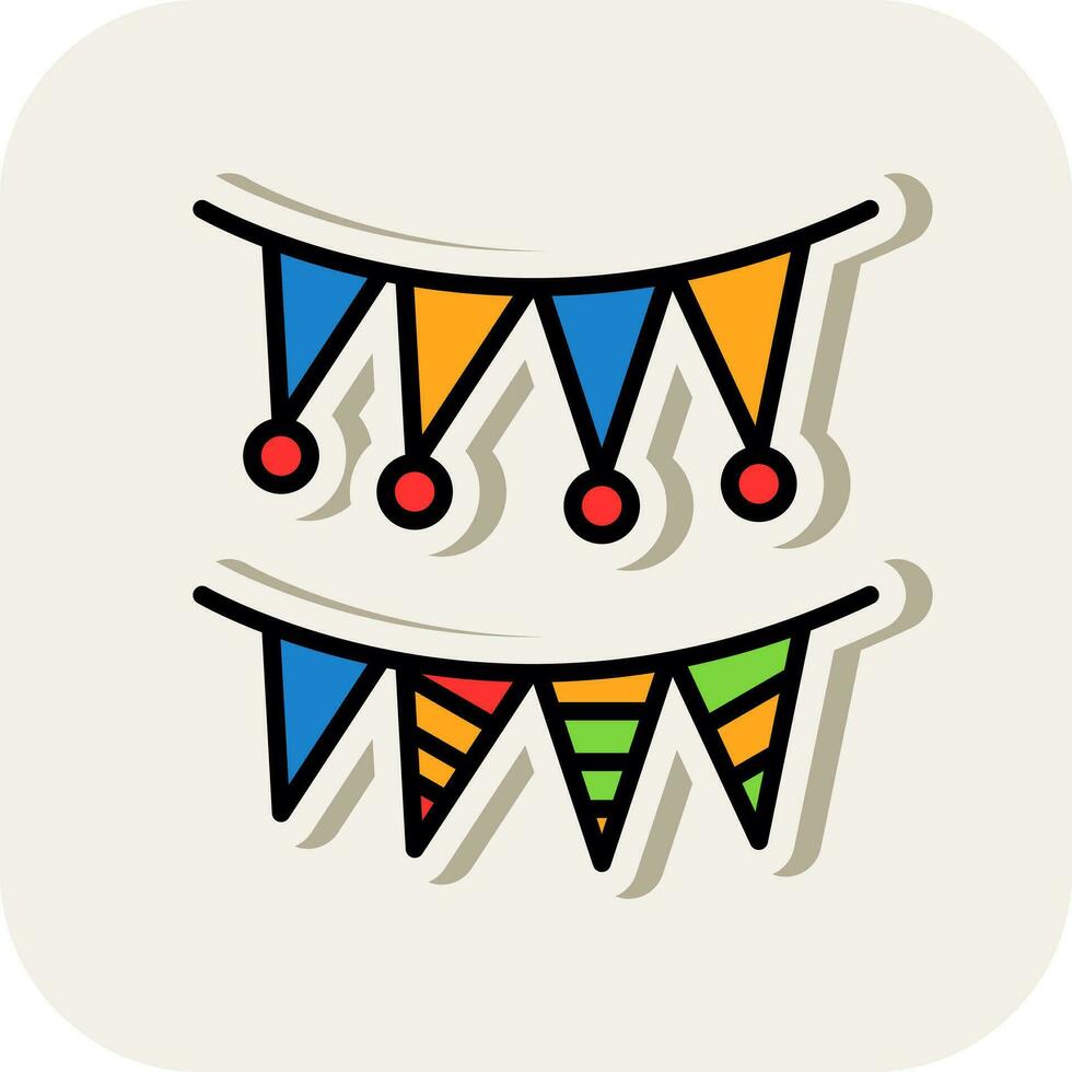 Garlands Vector Icon Design