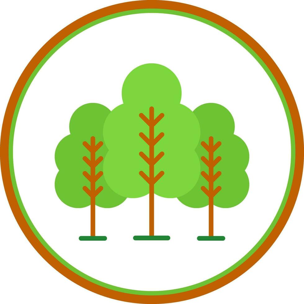 Forest Vector Icon Design