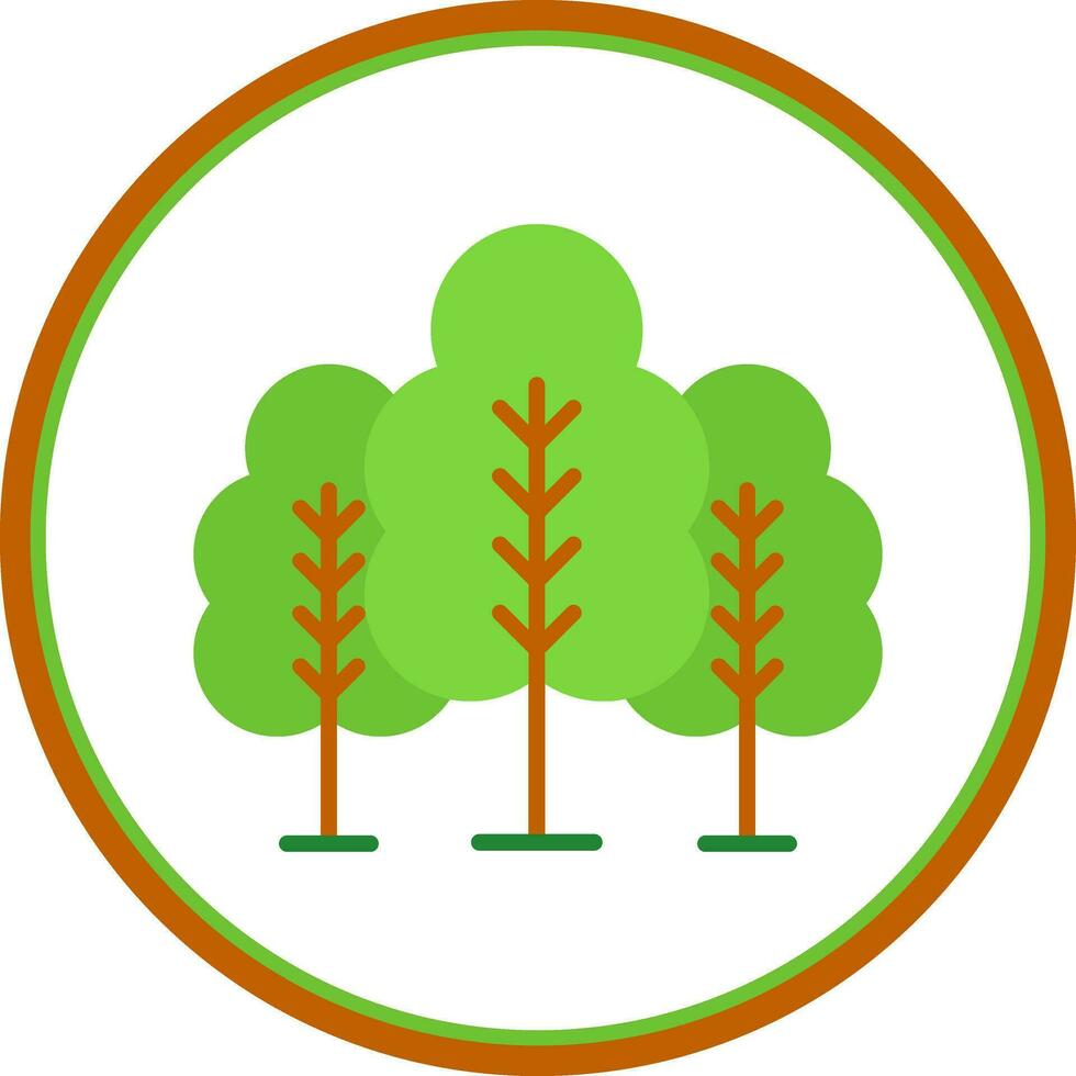 diseño de icono de vector de bosque