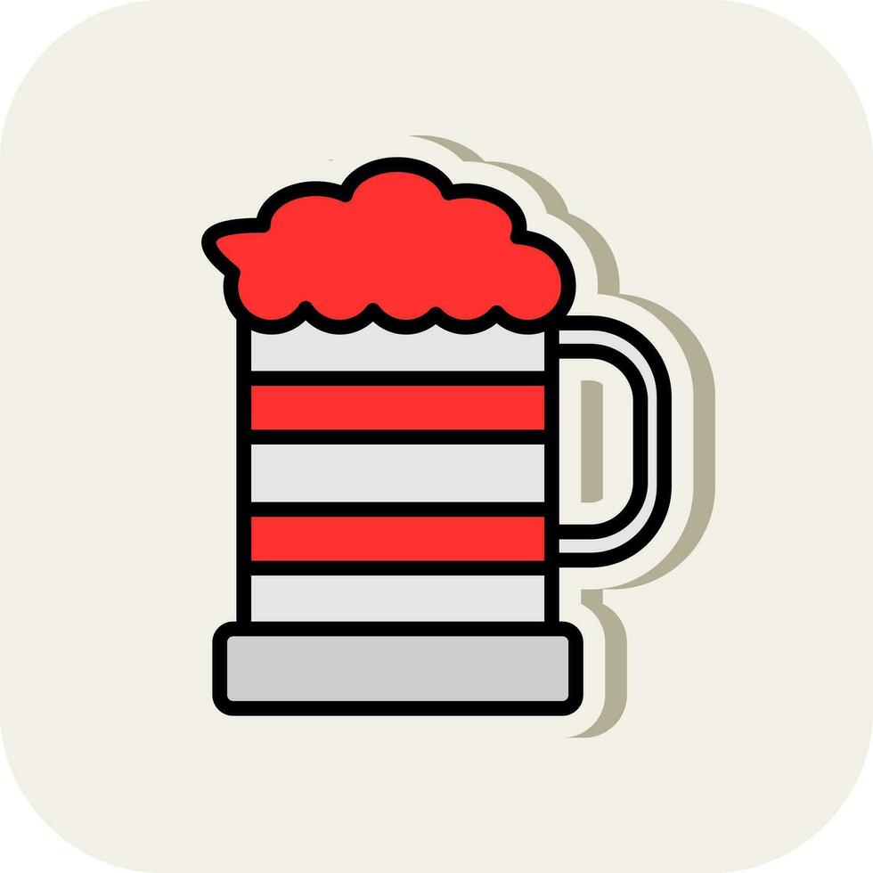 Beer glass Vector Icon Design