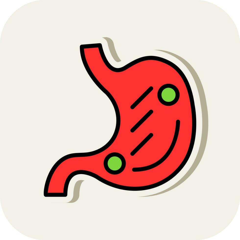 Stomach Vector Icon Design