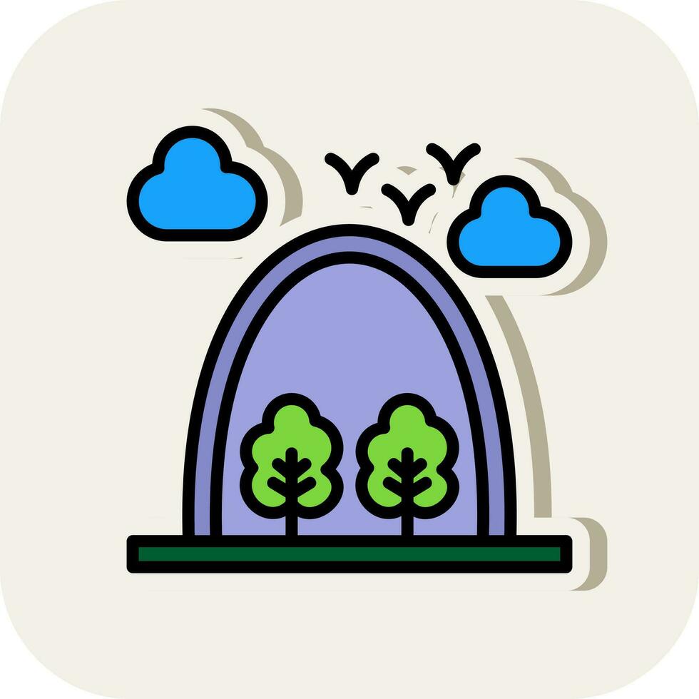 Mount rushmore Vector Icon Design