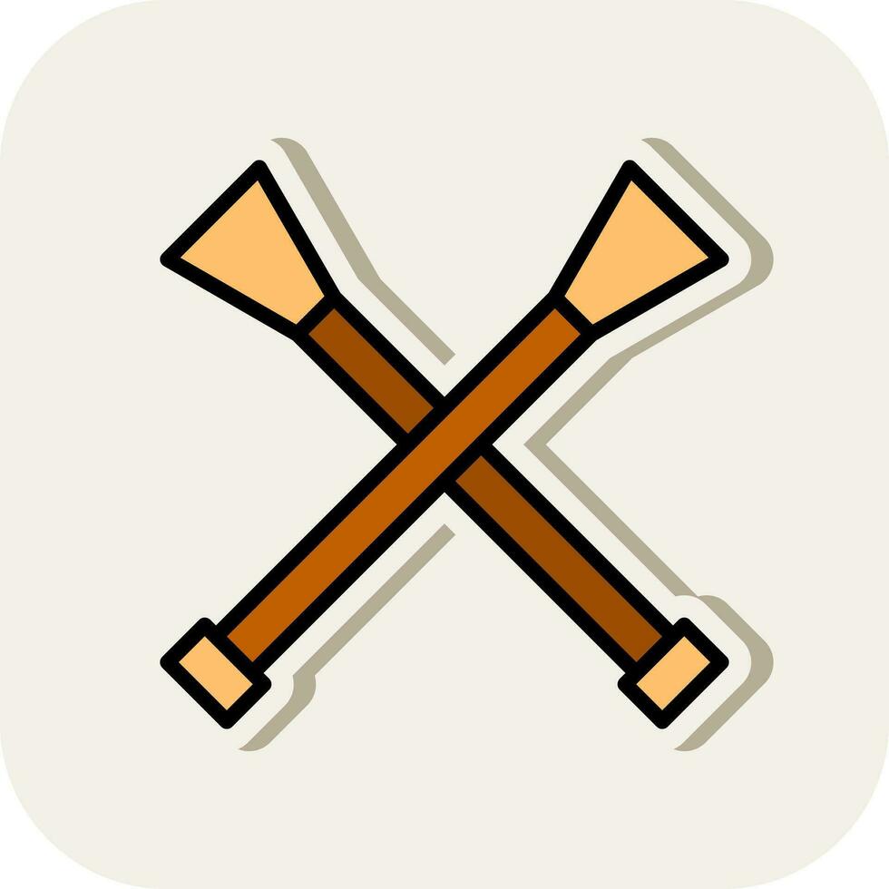 Paddle Vector Icon Design