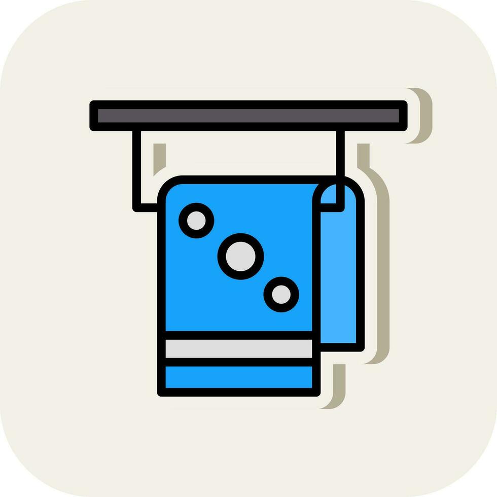 Towel Vector Icon Design