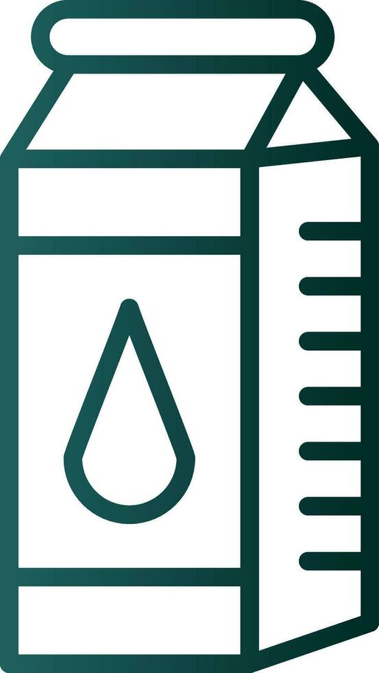 Milk box Vector Icon Design