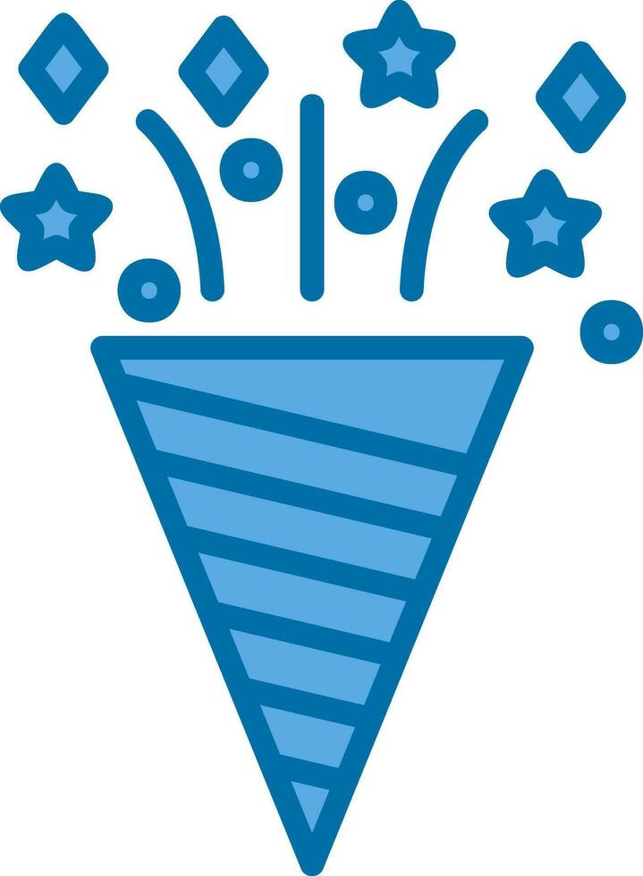 Confetti Vector Icon Design