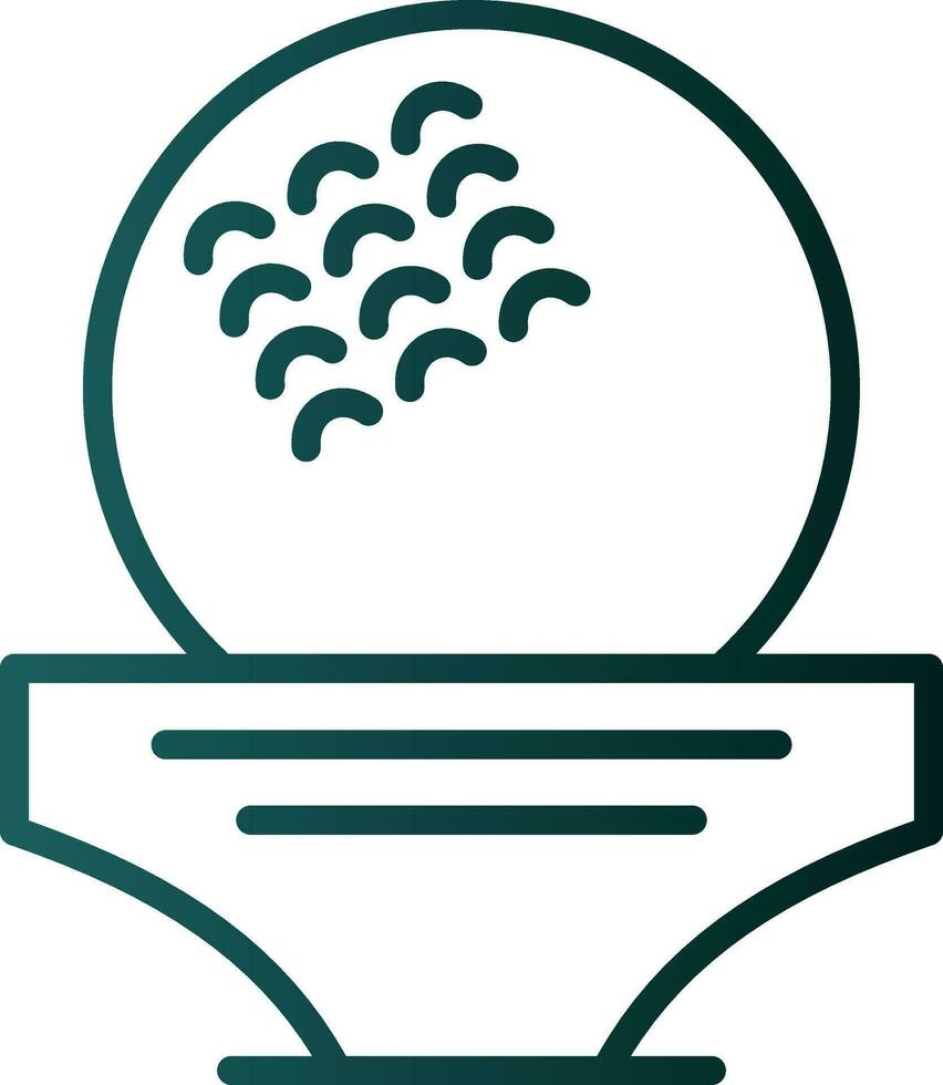 Golf ball Vector Icon Design