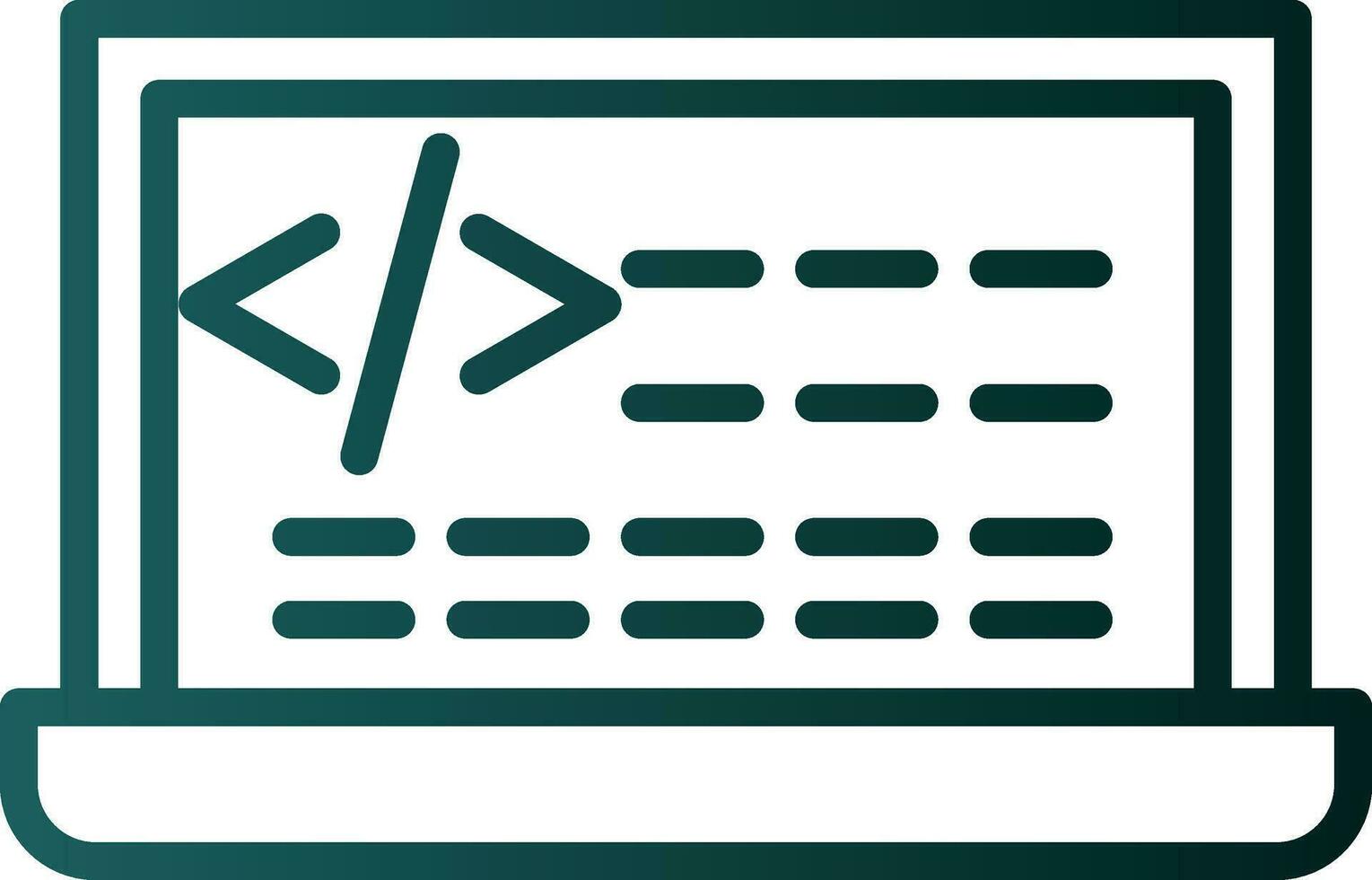 codificación vector icono diseño