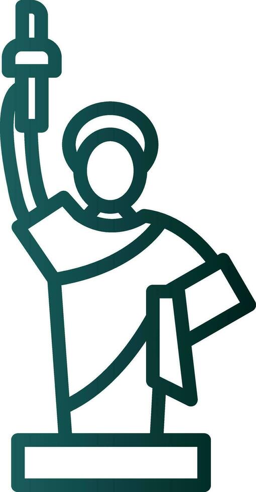 Statue Vector Icon Design