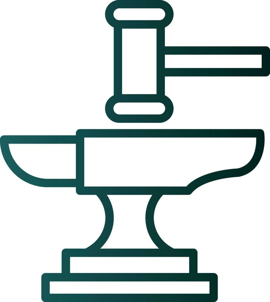 Anvil Vector Icon Design