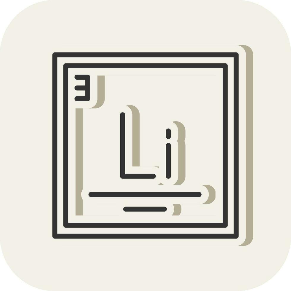 Lithium Vector Icon Design