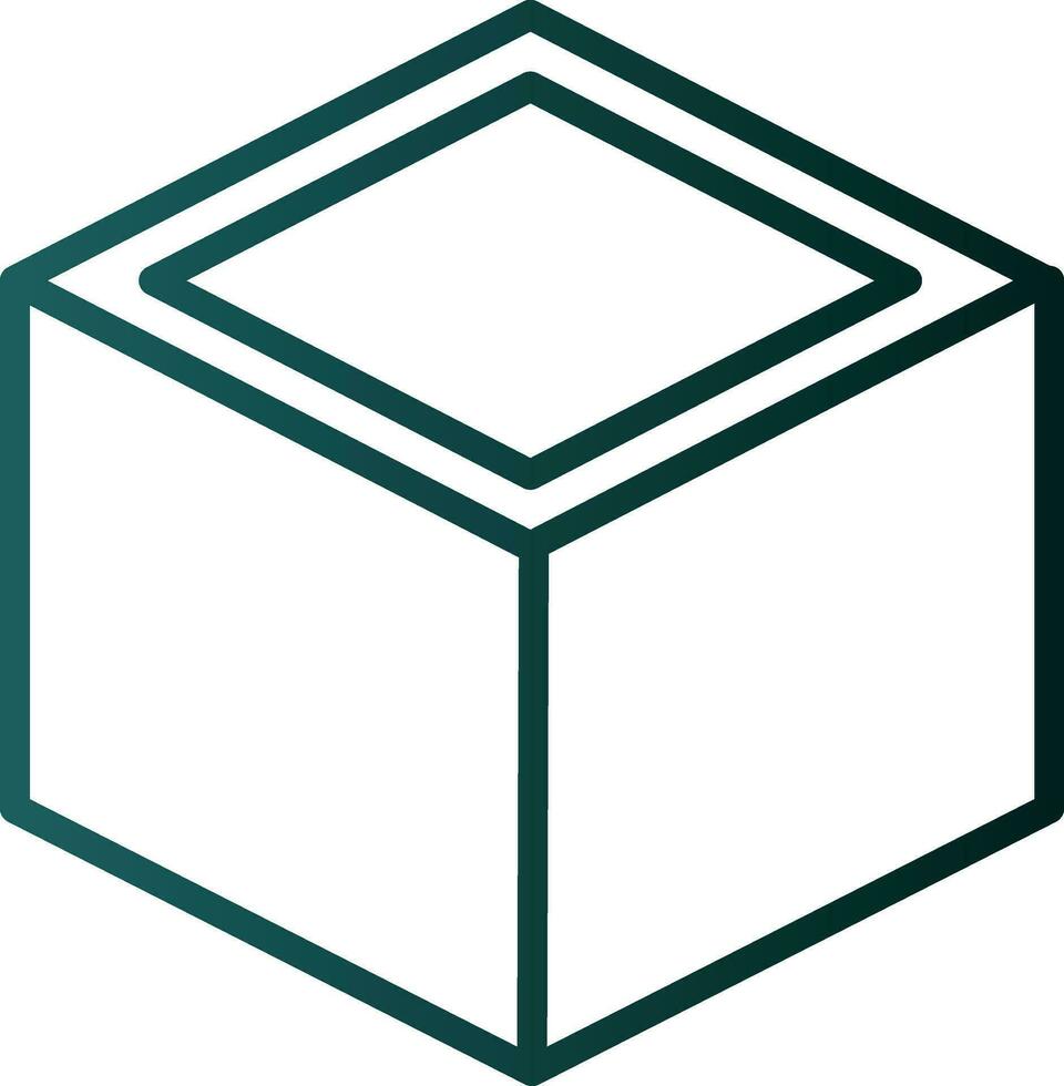 diseño de icono de vector de cubo