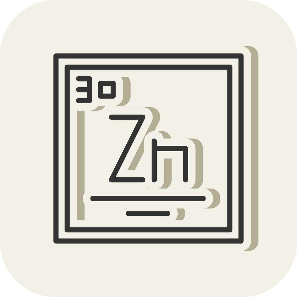 Zinc Vector Icon Design