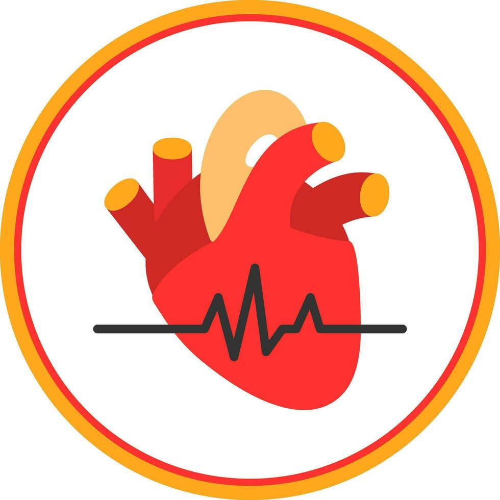 Heart rate Vector Icon Design