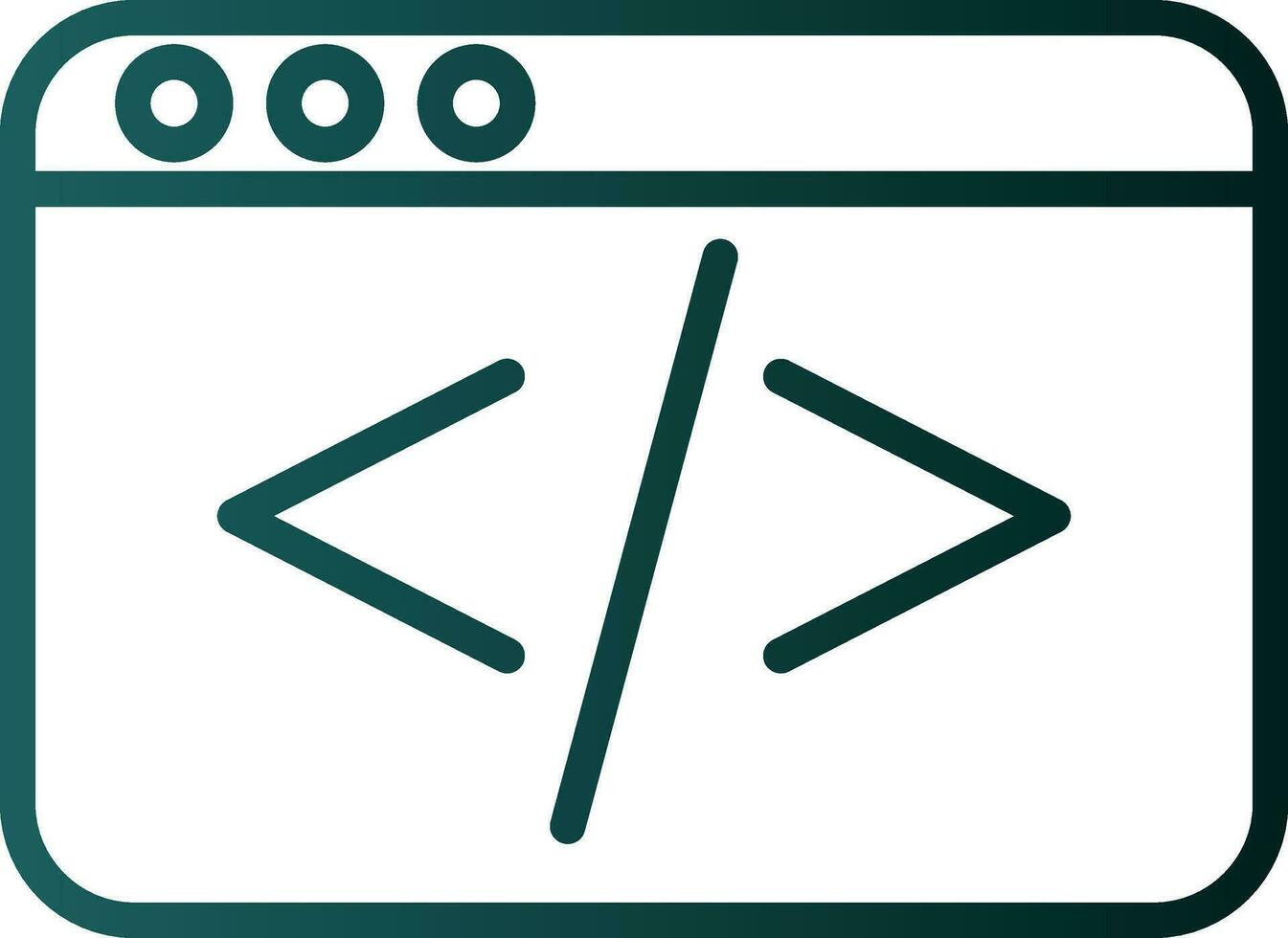 codificación vector icono diseño