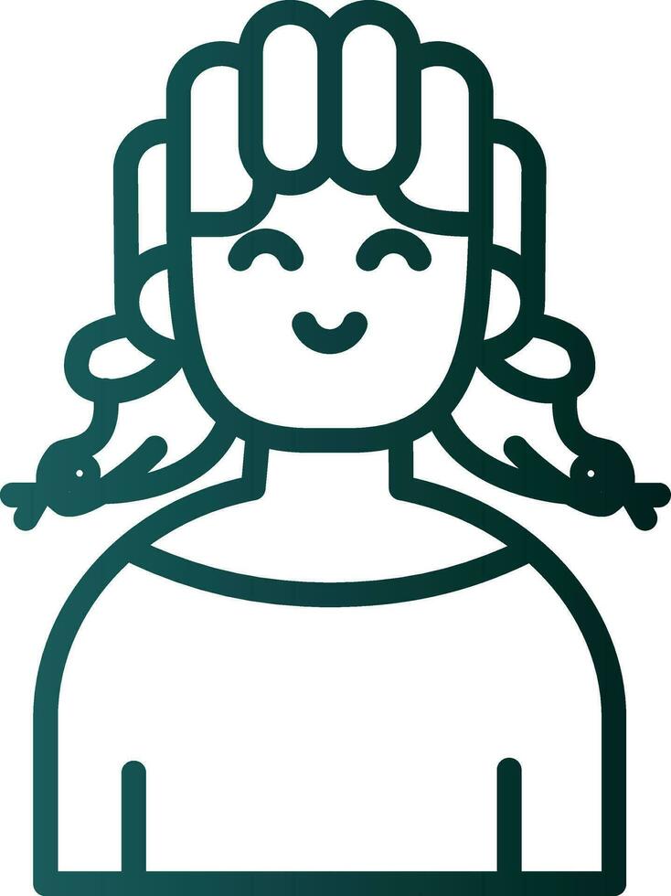 Medusa Vector Icon Design