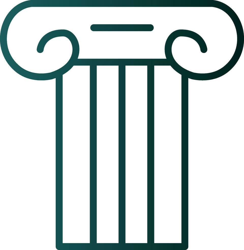 Ancient pillar Vector Icon Design