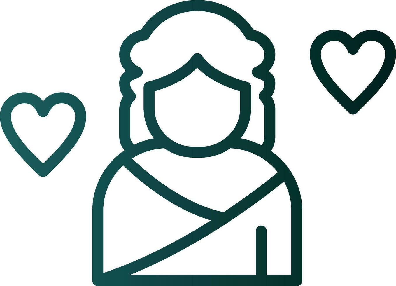 Aphrodite Vector Icon Design