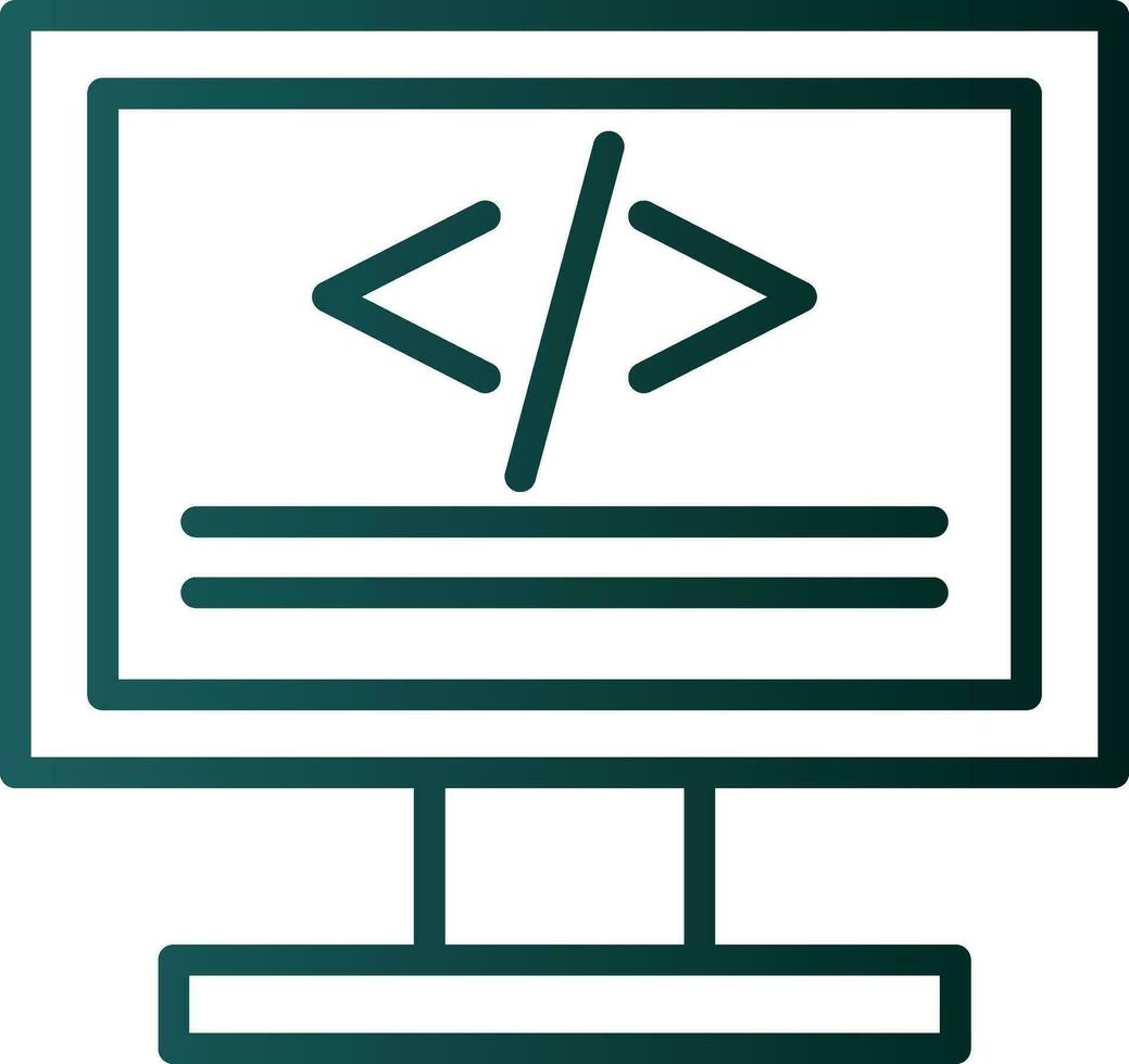 codificación vector icono diseño