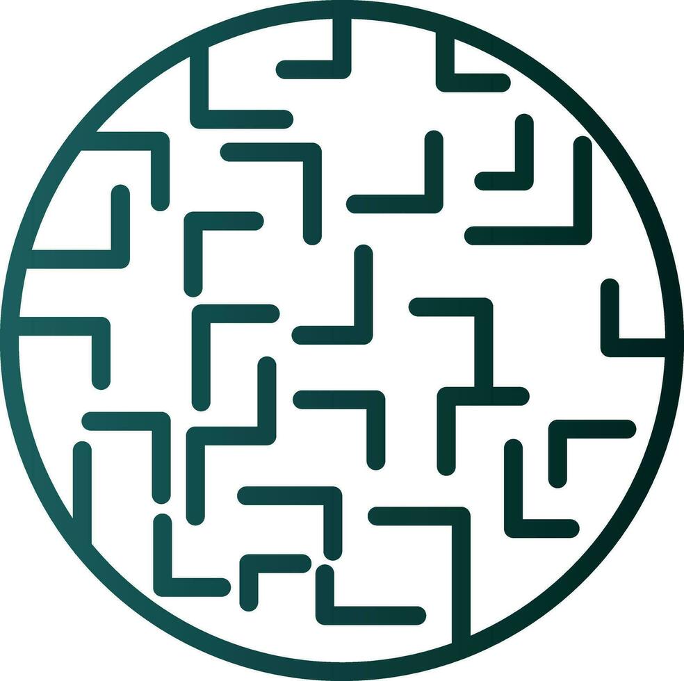 Labyrinth Vector Icon Design
