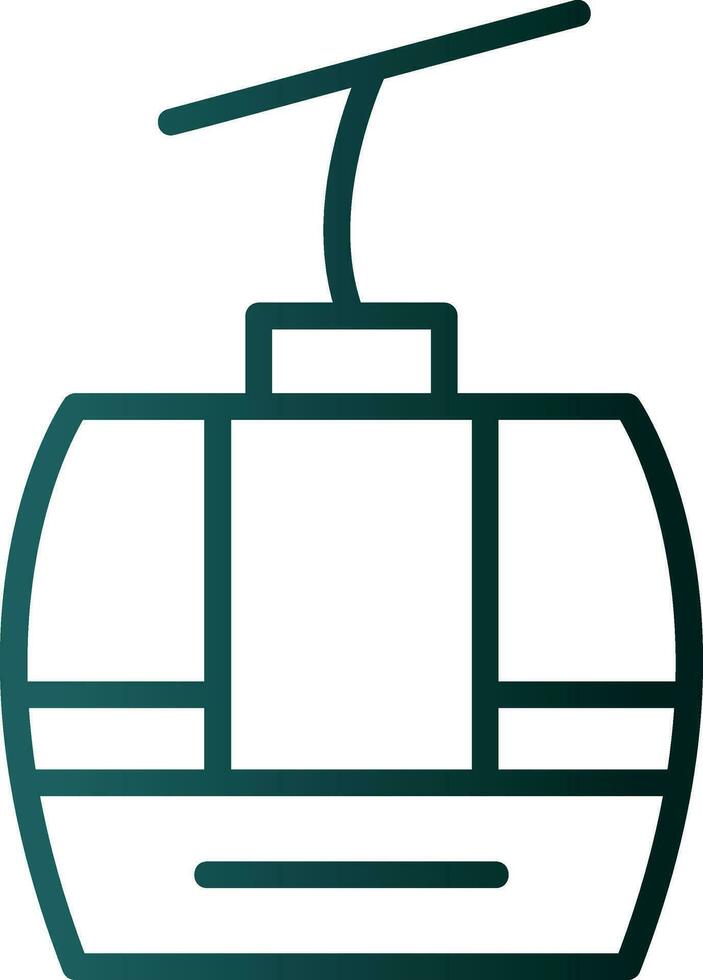 Gondola Vector Icon Design