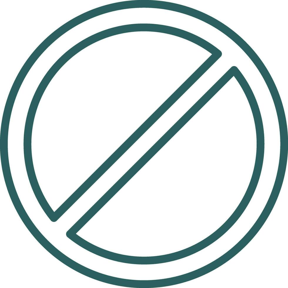 Ban Vector Icon Design