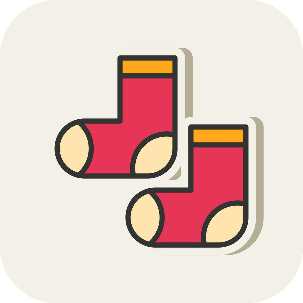 Socks Vector Icon Design