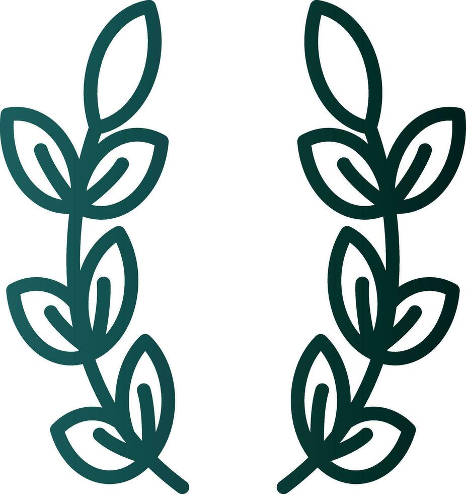Laurel Vector Icon Design