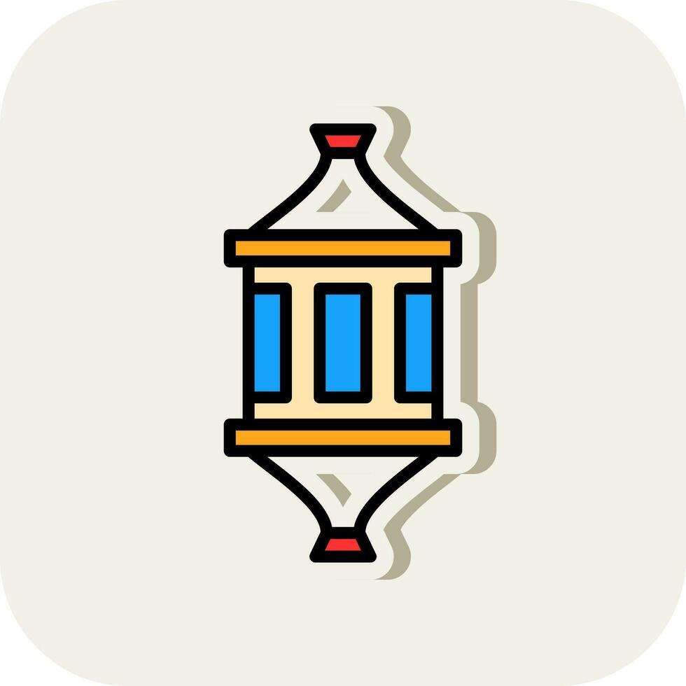 Lantern Vector Icon Design
