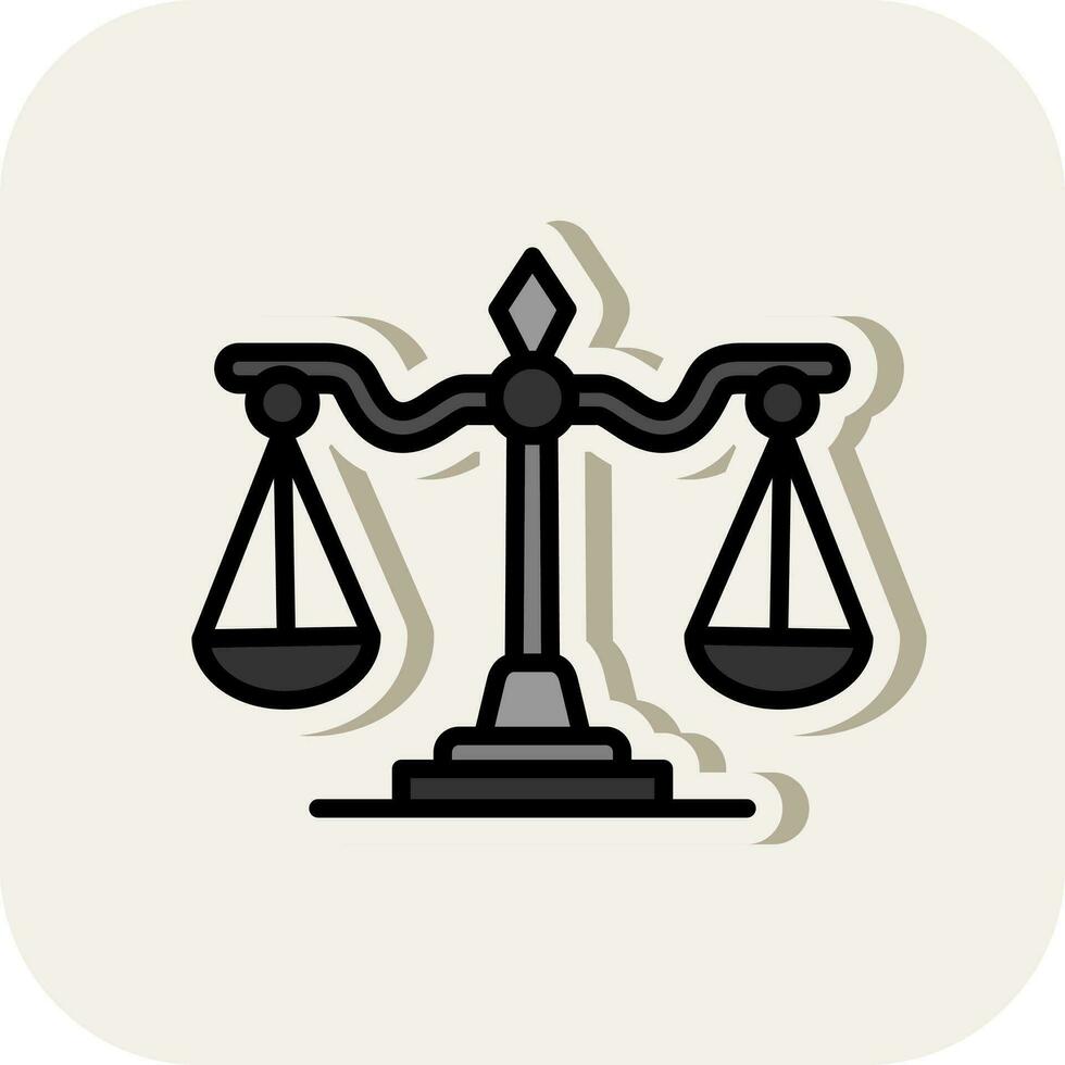 Justice Vector Icon Design