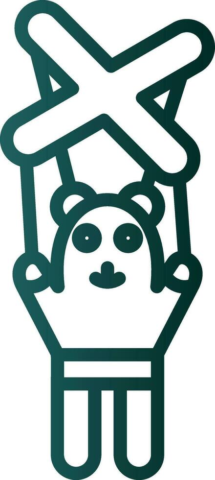 Puppet Vector Icon Design